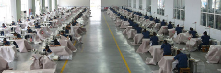 巾幗風(fēng)采-記景津?yàn)V布制造車間